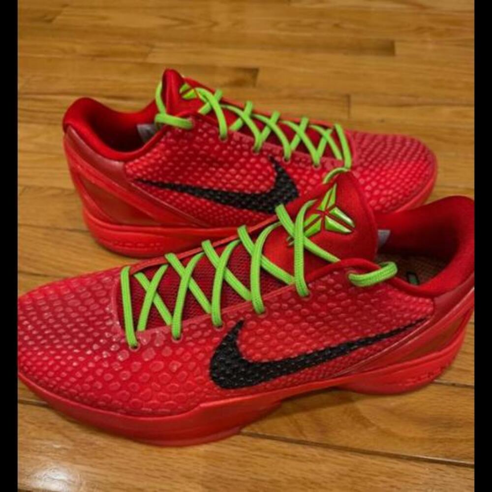 Nike Kobe 6 Protro Low Reverse Grinch FV4921-600 Size 13 - Picture 3 of 4